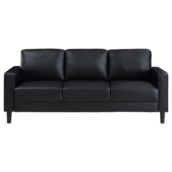 Ruth - Upholstered Track Arm Sofa Set - Premium Stationary Sofas & Loveseats from Coaster Fine Furniture - Just $909! Shop now at Furniture Wholesale Plus  We are the best furniture store in Nashville, Hendersonville, Goodlettsville, Madison, Antioch, Mount Juliet, Lebanon, Gallatin, Springfield, Murfreesboro, Franklin, Brentwood