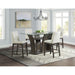 Dapper - Rectangular Counter Dining 5 Piece Set (Table And Four Chairs) - Walnut – 5 Piece Dining Room Sets by Elements International at Furniture Wholesale Plus , Nashville furniture store
