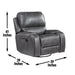 Keily - Swivel Recliner – Swivel Chairs by Steve Silver Furniture at Furniture Wholesale Plus , Nashville furniture store