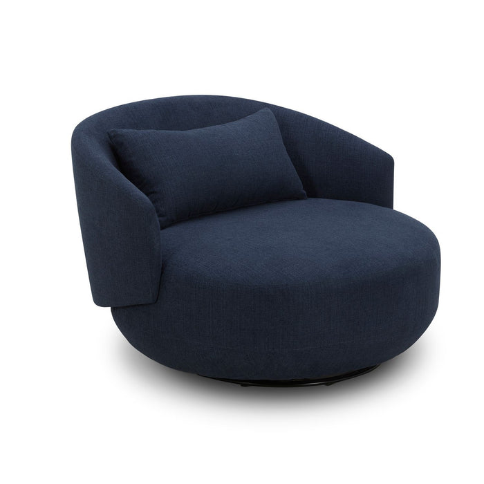 Haley - Upholstered Swivel Cuddler Chair – Swivel Chairs by Liberty Furniture at Furniture Wholesale Plus , Nashville furniture store