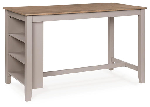Harperfeld - Rectangular Dining Room Counter Table - Natural / Gray – Counter Tables by Signature Design by Ashley® at Furniture Wholesale Plus , Nashville furniture store