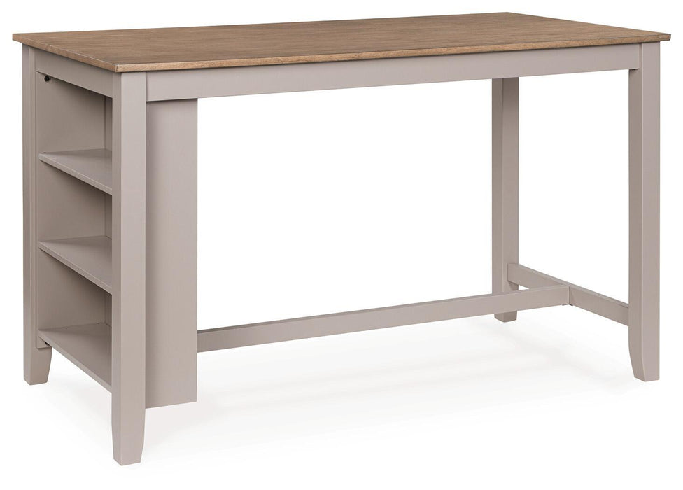Harperfeld - Rectangular Dining Room Counter Table - Natural / Gray – Counter Tables by Signature Design by Ashley® at Furniture Wholesale Plus , Nashville furniture store