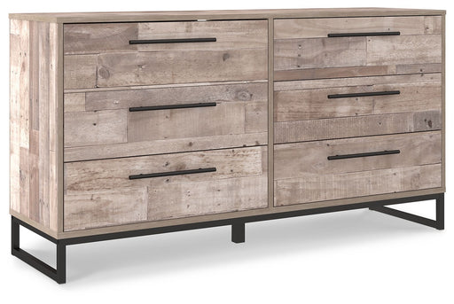 Neilsville - Six Drawer Dresser - Vinyl-Wrapped - Whitewash – Dressers by Signature Design by Ashley® at Furniture Wholesale Plus , Nashville furniture store