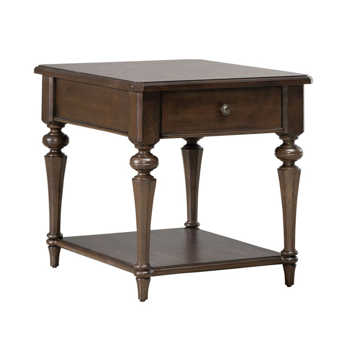 Arden Road - Drawer End Table - Satin Cherry – End Tables by Liberty Furniture at Furniture Wholesale Plus , Nashville furniture store