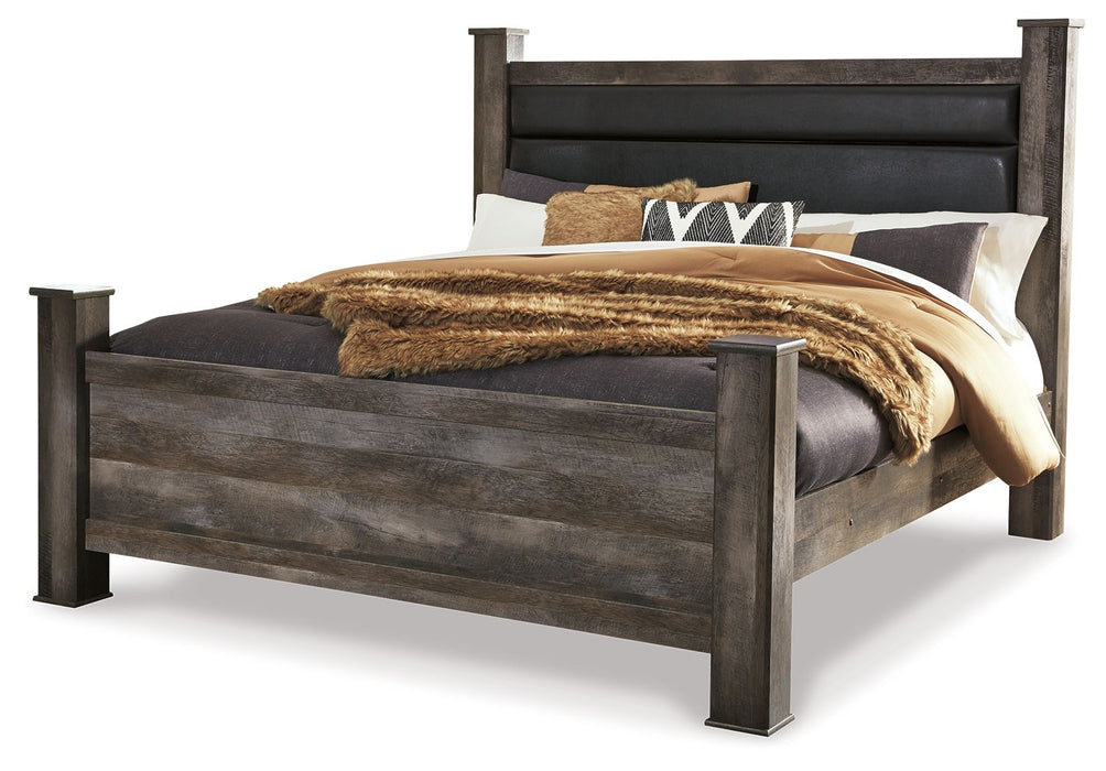 Wynnlow - Poster Bed – Upholstered Beds by Signature Design by Ashley® at Furniture Wholesale Plus , Nashville furniture store