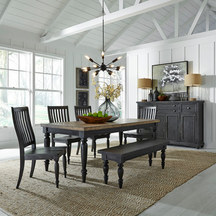 Harvest Home - Rectangular Table Set – 5 Piece Dining Room Sets by Liberty Furniture at Furniture Wholesale Plus , Nashville furniture store