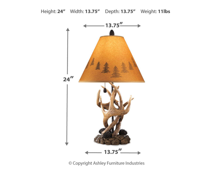 Derek - Table Lamp (Set of 2) – Table Lamps by Signature Design by Ashley® at Furniture Wholesale Plus , Nashville furniture store