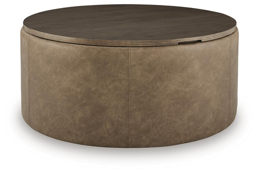 Bethanstone - Storage Ottoman - Warm Brown – Storage Ottomans by Signature Design by Ashley® at Furniture Wholesale Plus , Nashville furniture store