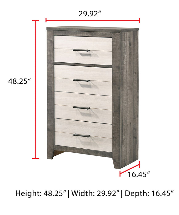 Rhett - Chest - Chalk / Gray – Accent Chests by Crown Mark at Furniture Wholesale Plus , Nashville furniture store