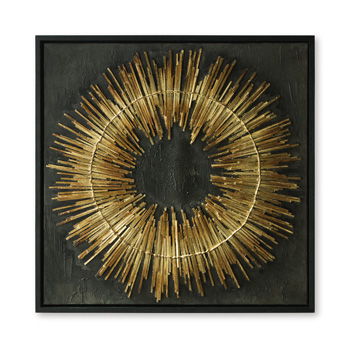 Buddins - Wall Art - Black / Gold Finish – Canvas Art by Signature Design by Ashley® at Furniture Wholesale Plus , Nashville furniture store