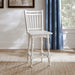Magnolia Manor - Spindle Back Swivel Counter Height Chair - Antique White – Swivel Chairs by Liberty Furniture at Furniture Wholesale Plus , Nashville furniture store