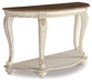 Realyn - Sofa Table - White / Brown – Sofa Tables by Signature Design by Ashley® at Furniture Wholesale Plus , Nashville furniture store
