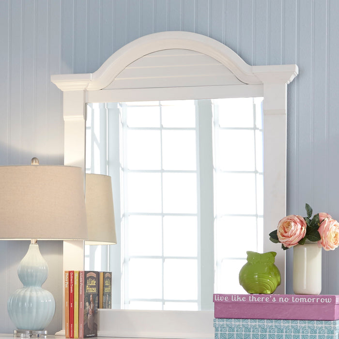 Summer House - Small Mirror - Oyster White – Mirrors by Liberty Furniture at Furniture Wholesale Plus , Nashville furniture store
