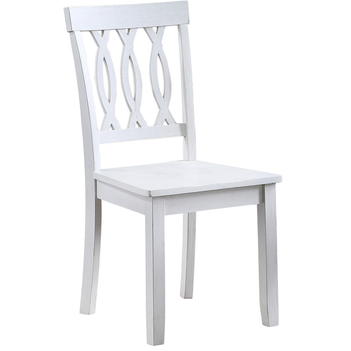 Naples - Side Chair (Set of 2) - White – Chair Sets by Steve Silver Furniture at Furniture Wholesale Plus , Nashville furniture store