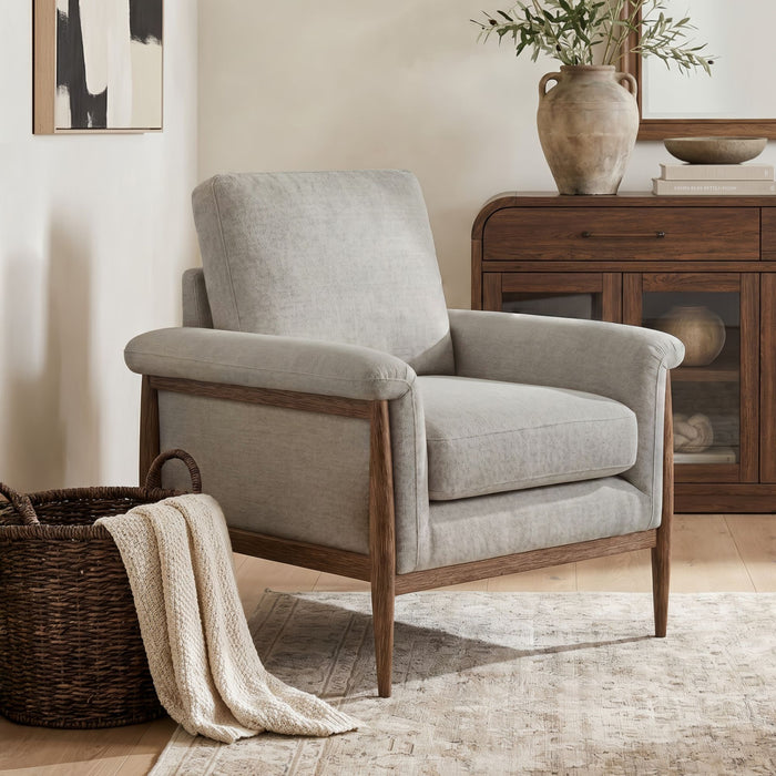 Comet - Accent Chair - Laurance Light Gray – Accent Chairs by Elements International at Furniture Wholesale Plus , Nashville furniture store