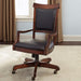 Brayton Manor - Jr Executive Desk Chair - Cognac – Swivel Chairs by Liberty Furniture at Furniture Wholesale Plus , Nashville furniture store
