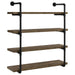 Elmcrest - 4-Shelf Wall Bookshelf - Premium Wall Shelves from CoasterEveryday - Just $199! Shop now at Furniture Wholesale Plus  We are the best furniture store in Nashville, Hendersonville, Goodlettsville, Madison, Antioch, Mount Juliet, Lebanon, Gallatin, Springfield, Murfreesboro, Franklin, Brentwood