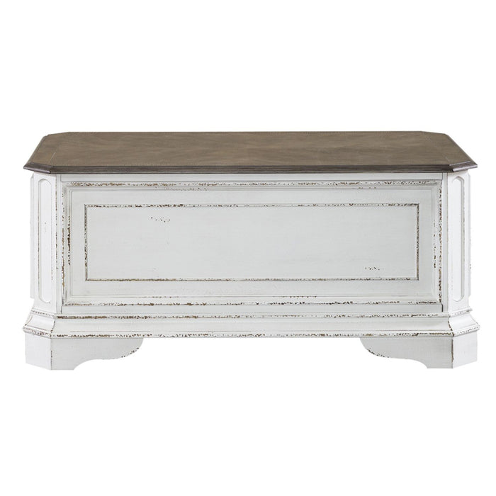 Magnolia Manor - Storage Trunk - Antique White – Storage Trunks by Liberty Furniture at Furniture Wholesale Plus , Nashville furniture store