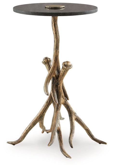 Lemkins - Accent Table - Black / Antique Gold Finish – Accent Tables by Signature Design by Ashley® at Furniture Wholesale Plus , Nashville furniture store