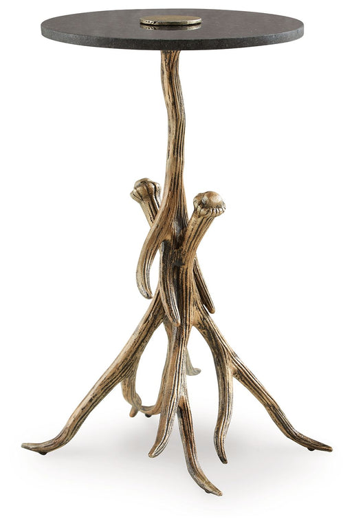 Lemkins - Accent Table - Black / Antique Gold Finish – Accent Tables by Signature Design by Ashley® at Furniture Wholesale Plus , Nashville furniture store