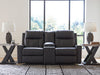 Mackmenville - Double Reclining Loveseat With Console – Reclining Loveseats by Benchcraft® at Furniture Wholesale Plus , Nashville furniture store