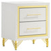 Lucia - 2-Drawer Nightstand - White – Accent Nightstands by Coaster Fine Furniture at Furniture Wholesale Plus , Nashville furniture store