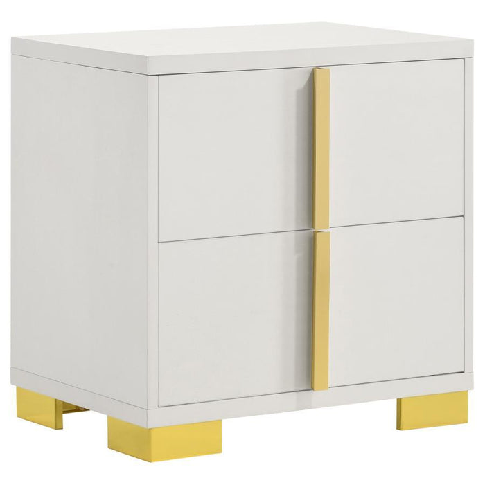Marceline - 2-Drawer Nightstand – Accent Nightstands by Coaster Fine Furniture at Furniture Wholesale Plus , Nashville furniture store