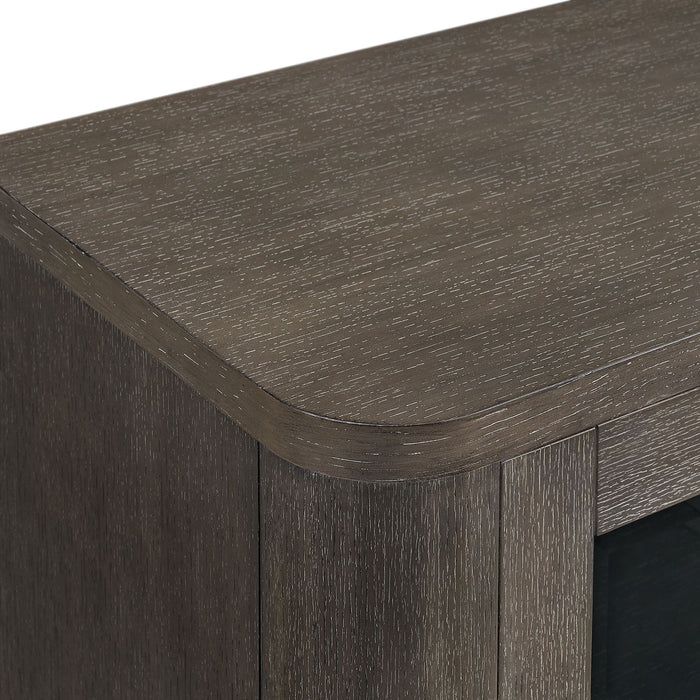 Hollywood Park - Curio - Dark Gray – Curio Cabinets by Elements International at Furniture Wholesale Plus , Nashville furniture store