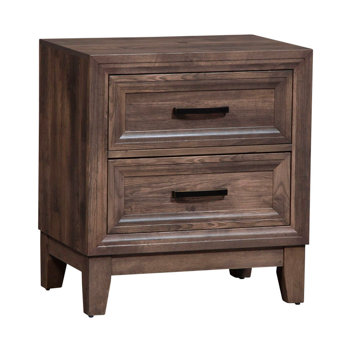 Ridgecrest - 2 Drawer Nightstand - Cobblestone – Accent Nightstands by Liberty Furniture at Furniture Wholesale Plus , Nashville furniture store