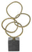 Wellcott - Sculpture - Gold Finish / Black – Sculptures & Figurines by Signature Design by Ashley® at Furniture Wholesale Plus , Nashville furniture store