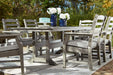 Visola - 7 Pc. - Dining Set with 6 Chairs - Gray – 7 Piece Outdoor Sets by Signature Design by Ashley® at Furniture Wholesale Plus , Nashville furniture store