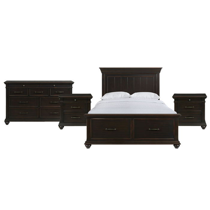 Slater - Platform Storage Bedroom Set – 3 Piece Bedroom Sets by Elements International at Furniture Wholesale Plus , Nashville furniture store
