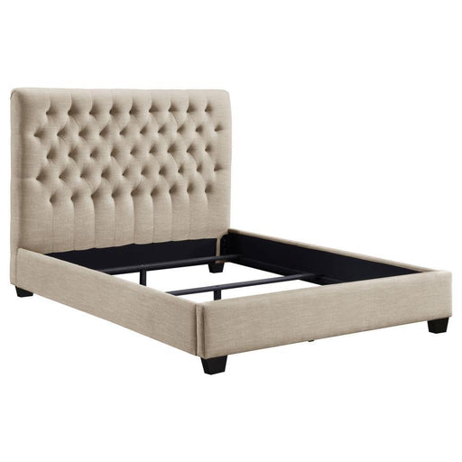 Chloe - Upholstered Panel Bed - Premium Upholstered Beds from CoasterEssence - Just $629! Shop now at Furniture Wholesale Plus  We are the best furniture store in Nashville, Hendersonville, Goodlettsville, Madison, Antioch, Mount Juliet, Lebanon, Gallatin, Springfield, Murfreesboro, Franklin, Brentwood