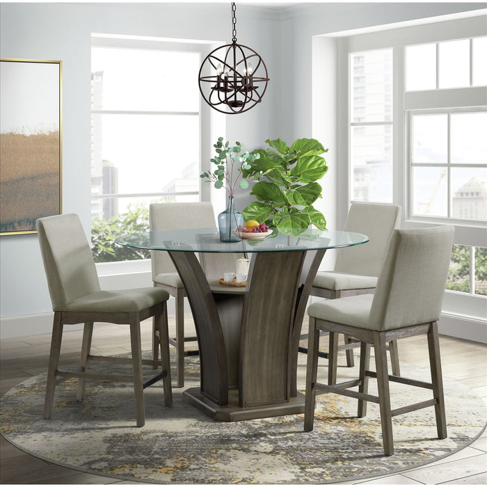 Dapper - Round Counter Height Dining Table – Counter Tables by Elements International at Furniture Wholesale Plus , Nashville furniture store