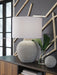 Calbert - Poly Table Lamp - Warm Gray – Table Lamps by Signature Design by Ashley® at Furniture Wholesale Plus , Nashville furniture store
