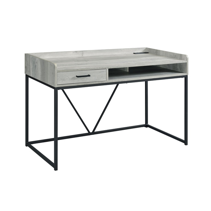 Preston - 2 Piece Set - Gray – 2 Piece Home Office Sets by Elements International at Furniture Wholesale Plus , Nashville furniture store