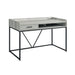 Preston - 2 Piece Set - Gray – 2 Piece Home Office Sets by Elements International at Furniture Wholesale Plus , Nashville furniture store