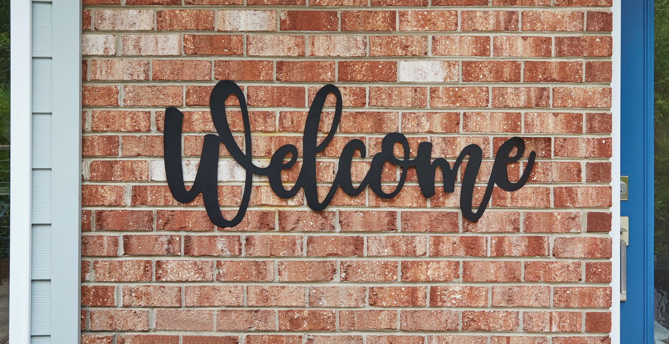 Emalee - Wall Decor - Welcome - Black
