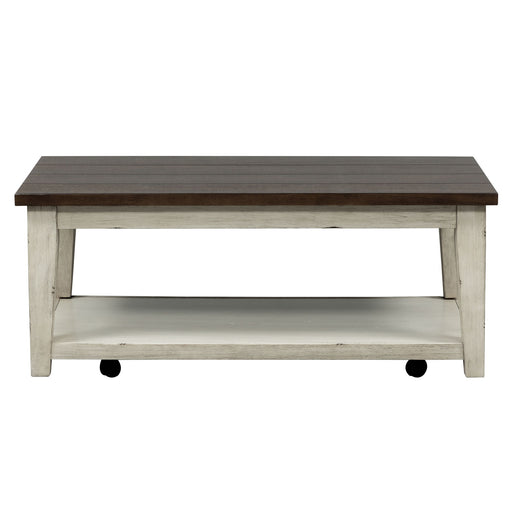 Arden Road - Rectangular Cocktail Table - Satin Cherry – Cocktail Tables by Liberty Furniture at Furniture Wholesale Plus , Nashville furniture store
