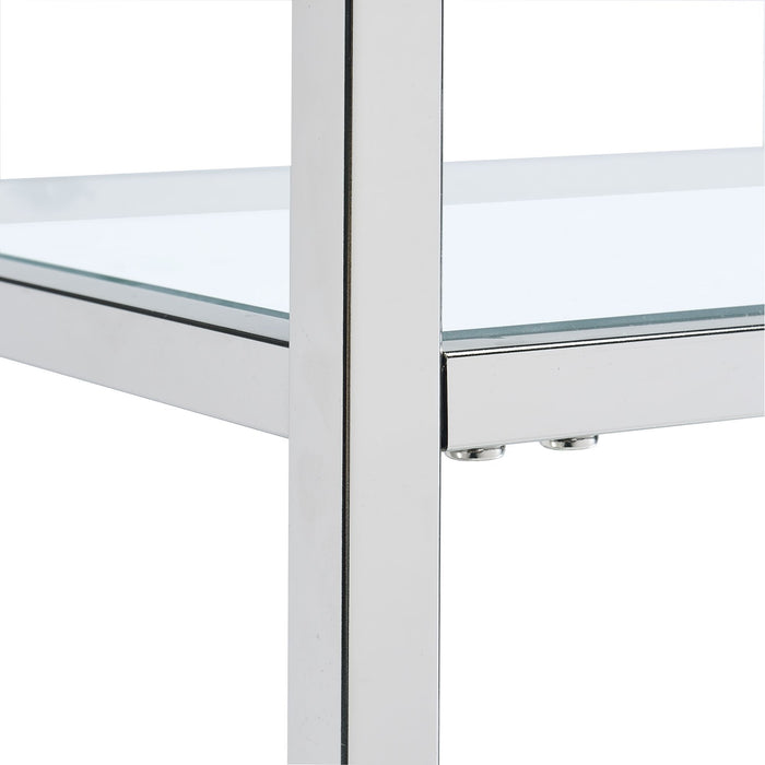 Ezra - Serving Bar Cart - Chrome – Bar Carts by Elements International at Furniture Wholesale Plus , Nashville furniture store