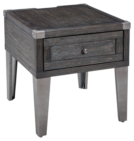 Todoe - Rectangular End Table - Dark Gray – End Tables by Signature Design by Ashley® at Furniture Wholesale Plus , Nashville furniture store