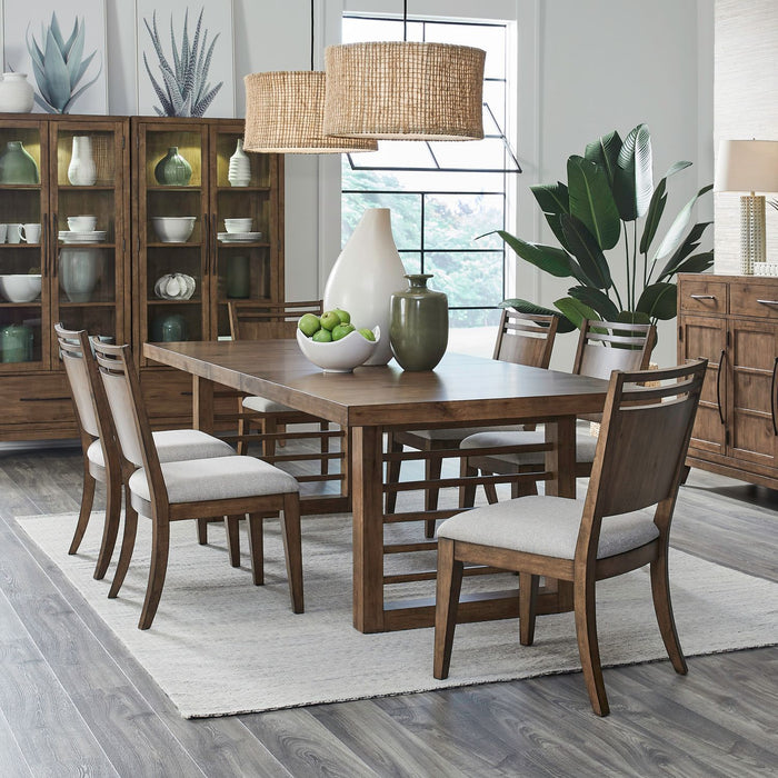 Shaker Lakes - Optional Double Pedestal Table Set – 5 Piece Dining Room Sets by Liberty Furniture at Furniture Wholesale Plus , Nashville furniture store