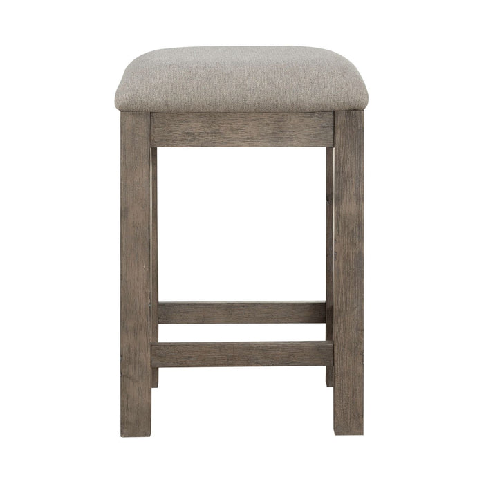 Bartlett Field - Upholstered Console Stool - Dusty Taupe – Counter Height (24"-27") by Liberty Furniture at Furniture Wholesale Plus , Nashville furniture store