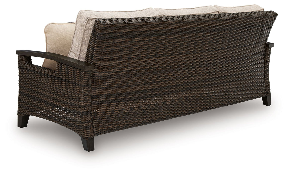 Monterey Point - Sofa With Cushion - Dark Brown – Sofas by Signature Design by Ashley® at Furniture Wholesale Plus , Nashville furniture store