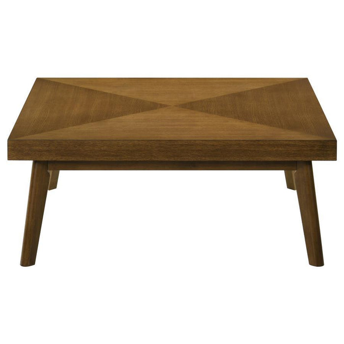 Westerly - Square Wood Coffee Table - Walnut Brown – Coffee Tables by Coaster Fine Furniture at Furniture Wholesale Plus , Nashville furniture store