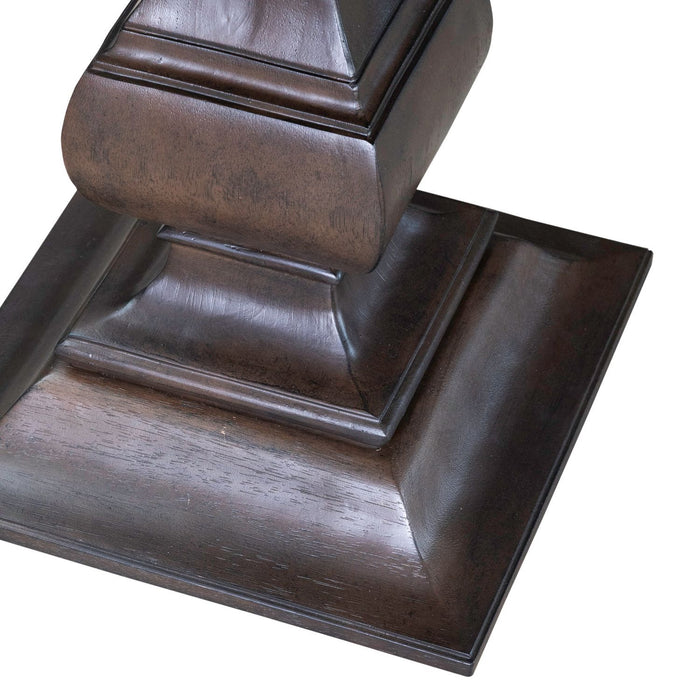 Providence Park - Round End Table - Chateau Brown – End Tables by Liberty Furniture at Furniture Wholesale Plus , Nashville furniture store