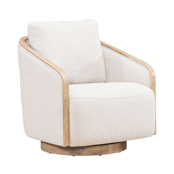 Nora - Upholstered Swivel Accent Chair – Swivel Chairs by Liberty Furniture at Furniture Wholesale Plus , Nashville furniture store