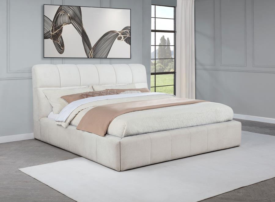 Nollet - Upholstered Platform Bed – Upholstered Beds by Coaster Fine Furniture at Furniture Wholesale Plus , Nashville furniture store