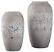 Dimitra - Brown / Cream - Vase Set (Set of 2) - Premium Vases & Jars from Signature Design by Ashley® - Just $98! Shop now at Furniture Wholesale Plus  We are the best furniture store in Nashville, Hendersonville, Goodlettsville, Madison, Antioch, Mount Juliet, Lebanon, Gallatin, Springfield, Murfreesboro, Franklin, Brentwood