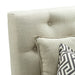 Maddox - Corner With Three Pillows - Beige – Upholstered Benches by Elements International at Furniture Wholesale Plus , Nashville furniture store